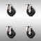 Service Caster 4 Inch 316SS Hard Rubber Wheel Swivel Top Plate Caster Set SCC-SS31620S414-HRS-4 - alternate 3